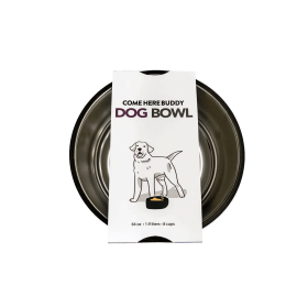 Premium Non-Slip Stainless Steel Dog Bowl for Medium to Large Breeds