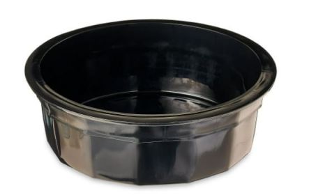Vibrant Life Large Crock Dog Bowl, Black
