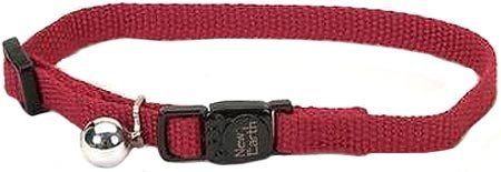 COASTAL Soy Cat Collar Adjustable 3/8in x 8 12in (Option: Cranberry)