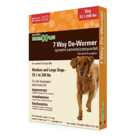 SENTRYHC 7 Way De Wormer Large Dog (Option: 2ct)