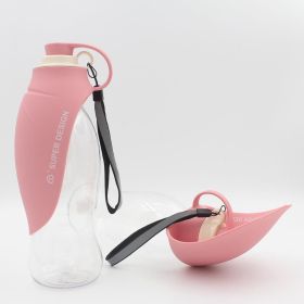 The Wanderpaws Portable Pet Hydration Station (Color: Pink)